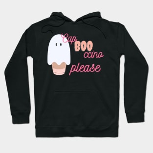 Cap boo ccino please Hoodie